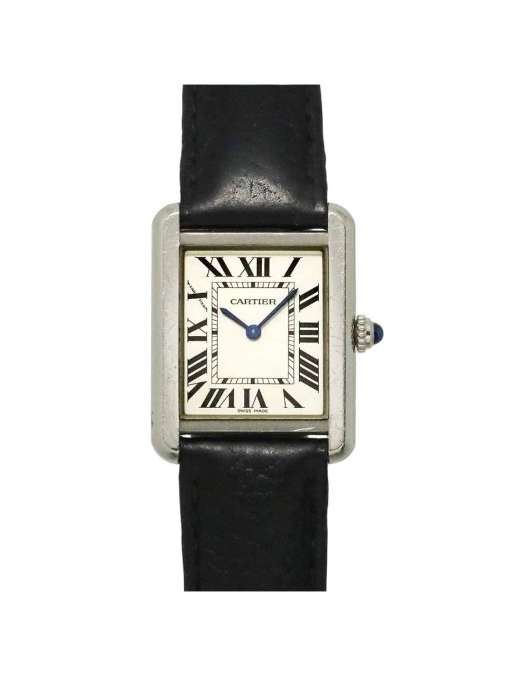 Cartier Tank Solo SM Watch Silver Quartz